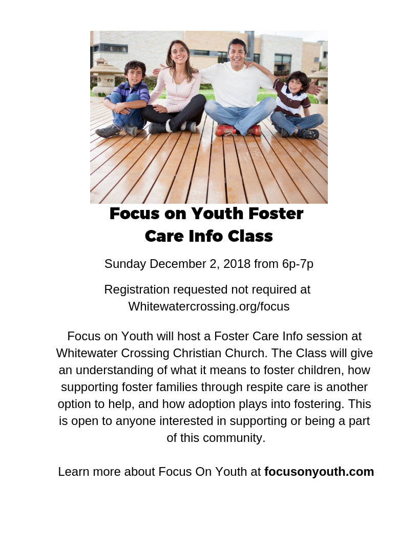 Focus on Youth Foster Care Info Class